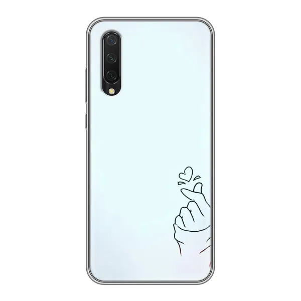 Чохол з малюнком «Сердечко на блакитному» для Xiaomi Mi A3 Чохол з малюнком «Сердечко на блакитному» для Xiaomi Mi A3