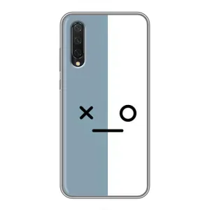 Чохли (ТПУ) (смішні стікери) для Xiaomi Mi A3 (Сіро-білий)