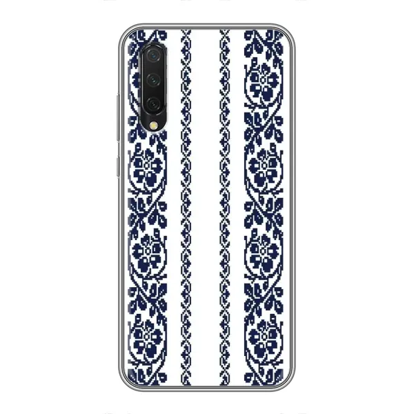 Чехол с рисунком «Синяя вышиванка» для Xiaomi Mi A3 Чехол с рисунком «Синяя вышиванка» для Xiaomi Mi A3