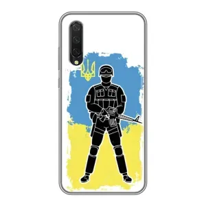 Патриотические Чехлы для Сяоми Ми А3 (Солдат Украины)