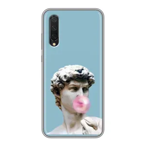 Бампер с принтом Мемы для Xiaomi Mi A3 (Статуя Давида)