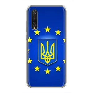 Чехол с Украинской символикой на Сяоми Ми А3 (Украина это Европа)