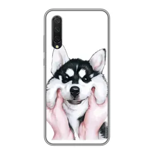 Бампер для Xiaomi Mi A3 з картинкою "Песики" (Собака Хаскі)