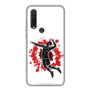 Чехлы с принтом Спортивная тематика для Xiaomi Mi A3 (Волейболист)