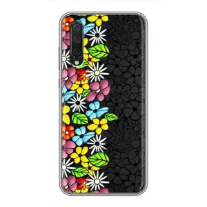 Чехол с Цветами для Xiaomi Mi A3 (Яркие цветы)