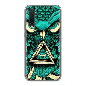 Чохли з принтом СОВИ для Xiaomi Mi A3 (Зелена сова)