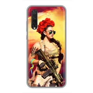 ЗСУ Чохли (TPU) для Xiaomi Mi A3 (Жінка солдат)