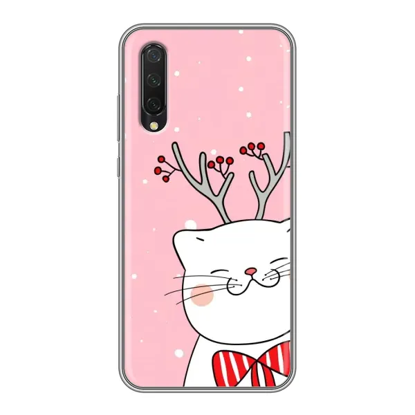 Чехол с рисунком «Зимний кот» для Xiaomi Mi A3 Чехол с рисунком «Зимний кот» для Xiaomi Mi A3