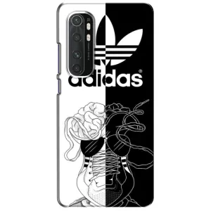 Чехол в стиле "Адидас" для Сяоми Нот 10 Лайт (Adidas шнурки)