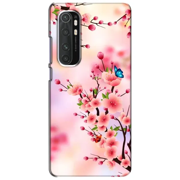 Чехол с рисунком «Бабочки на сакуре» для Xiaomi Mi Note 10 Lite Чехол с рисунком «Бабочки на сакуре» для Xiaomi Mi Note 10 Lite