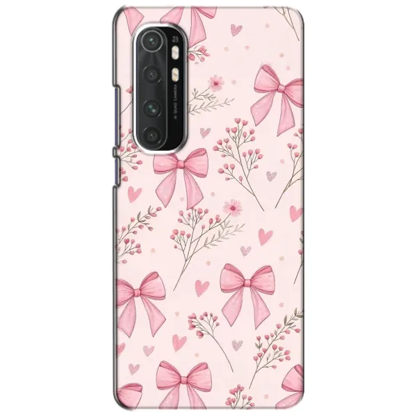 Чехол с рисунком «Банты с цветами» для Xiaomi Mi Note 10 Lite Чехол с рисунком «Банты с цветами» для Xiaomi Mi Note 10 Lite
