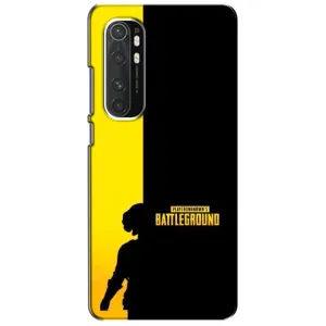 Чохол (TPU) з картинкою "Лого Пабг" на Сяомі Нот 10 Лайт (Battlegrounds)