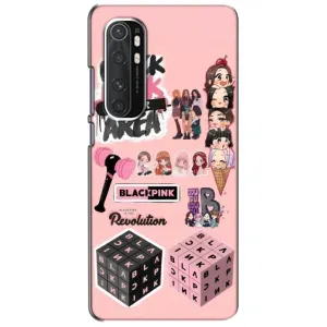 Чохли з картинкою для Xiaomi Mi Note 10 Lite (BLACK PINK колаж)