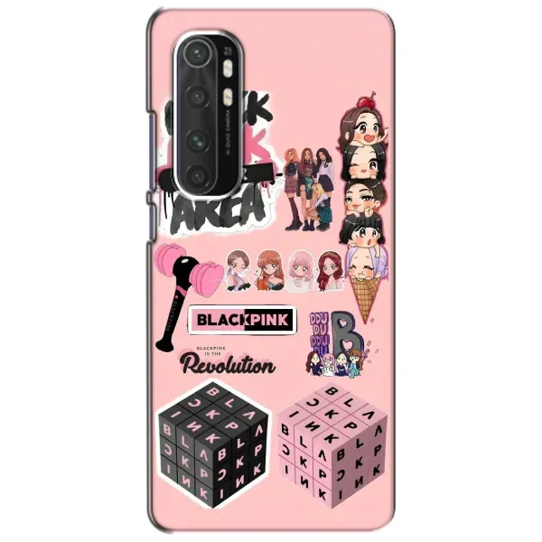 Чехол с рисунком «BLACK PINK коллаж» для Xiaomi Mi Note 10 Lite