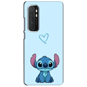 Чехол с рисунком Стич для Xiaomi Mi Note 10 Lite (Голубой Стич)