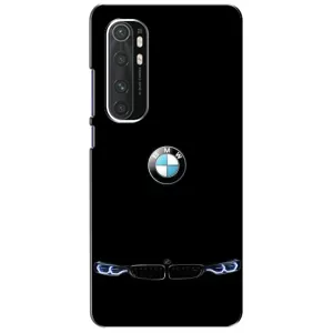 Силиконовый бампер с картинкой машины на Xiaomi Mi Note 10 Lite (Черный BMW)