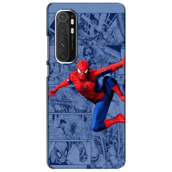 Чехол с рисунком «Человек Паук» для Xiaomi Mi Note 10 Lite