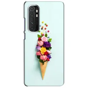 Чохли з тематикою "КВІТИ" на Xiaomi Mi Note 10 Lite (Квітка-морозиво)