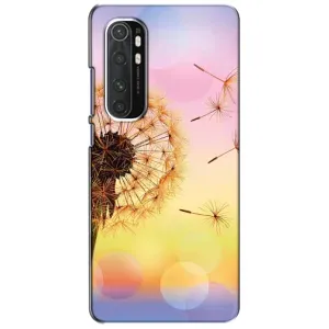 Силиконовый Чехол с одуванчиками на Xiaomi Mi Note 10 Lite (Цветок-одуванчик)