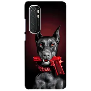 Чехол ДОБЕРМАН для Xiaomi Mi Note 10 Lite (Доберман злой)