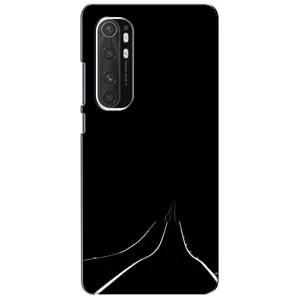 Чехол с картинками на черном фоне для Xiaomi Mi Note 10 Lite (Дорога)