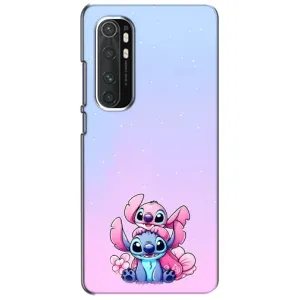 Чехол с рисунком Стич для Xiaomi Mi Note 10 Lite (Энджл и Стич)