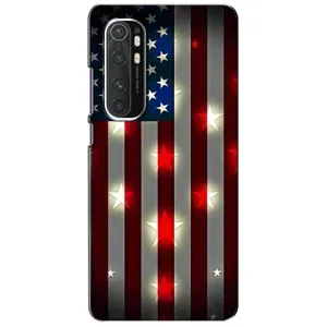 Чехол Флаг USA для Xiaomi Mi Note 10 Lite (Флаг США 2)