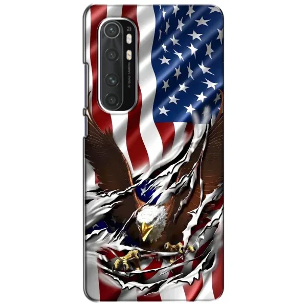 Чехол с рисунком «Флаг USA» для Xiaomi Mi Note 10 Lite