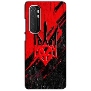Чехлы УПА (Красно-Чёрный) на Xiaomi Mi Note 10 Lite (Герб в цвете УПА)