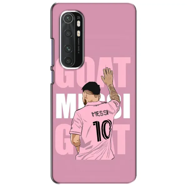 Чехол с рисунком «GOAT MESSI» для Xiaomi Mi Note 10 Lite Чехол с рисунком «GOAT MESSI» для Xiaomi Mi Note 10 Lite