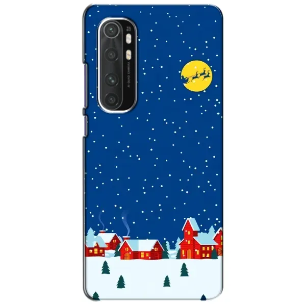 Чехол с рисунком «Город в снегу» для Xiaomi Mi Note 10 Lite Чехол с рисунком «Город в снегу» для Xiaomi Mi Note 10 Lite