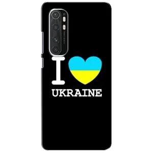 Чехол с Украинской символикой на Сяоми Нот 10 Лайт (I Love Ukraine)