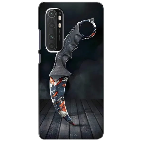 Чехол с рисунком «Кинжал КС ГО» для Xiaomi Mi Note 10 Lite Чехол с рисунком «Кинжал КС ГО» для Xiaomi Mi Note 10 Lite