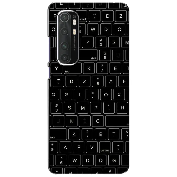 Чехол с рисунком «Клавиатура» для Xiaomi Mi Note 10 Lite Чехол с рисунком «Клавиатура» для Xiaomi Mi Note 10 Lite