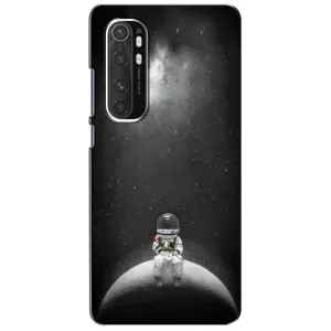 Силиконовый Чехол с принтом "Космонавты" на Xiaomi Mi Note 10 Lite (Космонавт романтик)