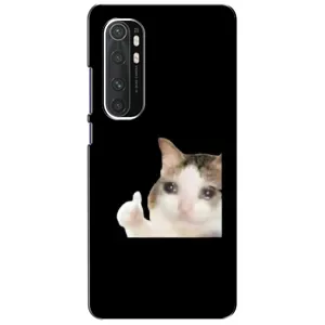 Бампер з принтом Меми для Xiaomi Mi Note 10 Lite (Кіт у сльозах)