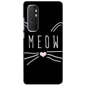 Бампер с изображением Котиков для Сяоми Нот 10 Лайт (КОТИК MEOW)