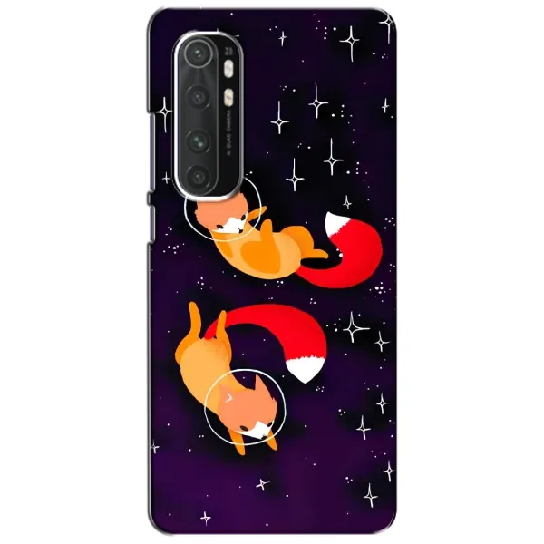 Чехол с рисунком «Лисы» для Xiaomi Mi Note 10 Lite Чехол с рисунком «Лисы» для Xiaomi Mi Note 10 Lite