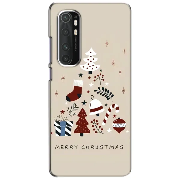 Чехол с рисунком «Merry Christmas» для Xiaomi Mi Note 10 Lite