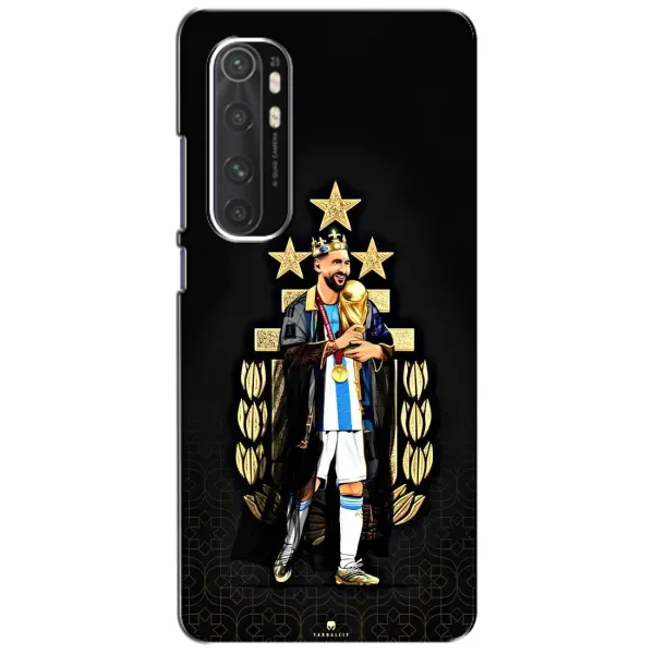 Чехол с рисунком «Месси король» для Xiaomi Mi Note 10 Lite