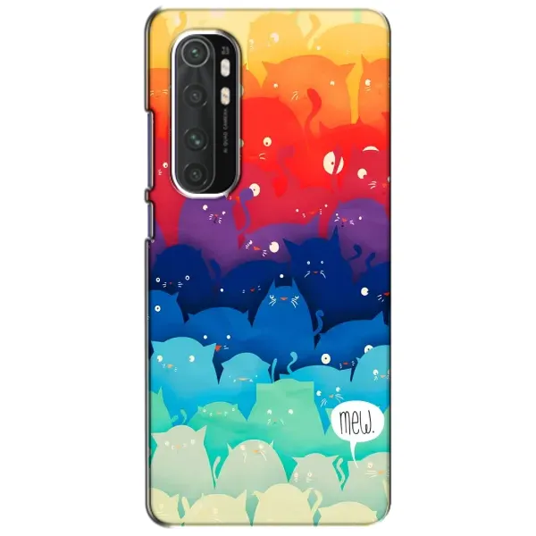 Чехол с рисунком «Mew» для Xiaomi Mi Note 10 Lite