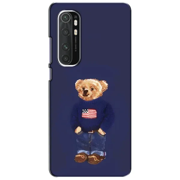 Чехол с рисунком «Мишка USA» для Xiaomi Mi Note 10 Lite Чехол с рисунком «Мишка USA» для Xiaomi Mi Note 10 Lite