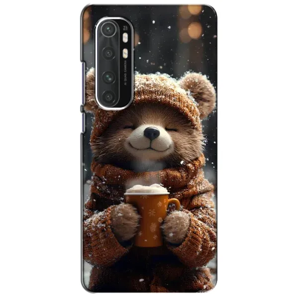 Чехол с рисунком «Медвежонок с кофе» для Xiaomi Mi Note 10 Lite Чехол с рисунком «Медвежонок с кофе» для Xiaomi Mi Note 10 Lite