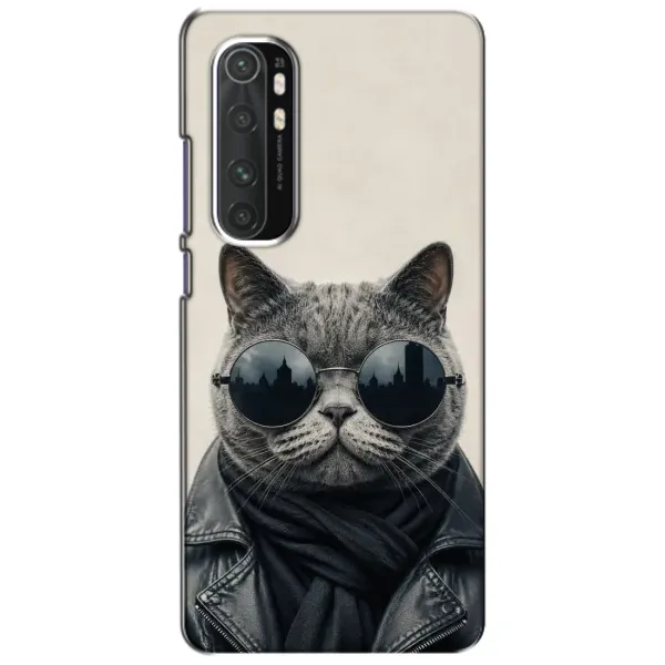 Чехол с рисунком «Модный кот» для Xiaomi Mi Note 10 Lite Чехол с рисунком «Модный кот» для Xiaomi Mi Note 10 Lite