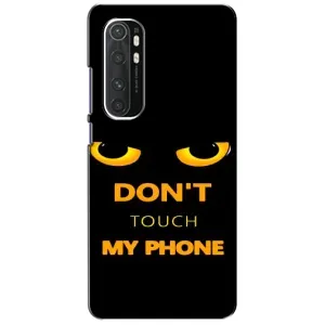 Чохол з Прикольним Принтом на Xiaomi Mi Note 10 Lite (Не чіпай мій телефон)