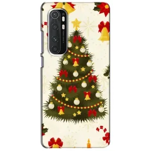 Чохол новорічна ялинка на Xiaomi Mi Note 10 Lite (Новорічний принт)