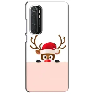 Чохол Санта Клаус для Xiaomi Mi Note 10 Lite (Оленя)