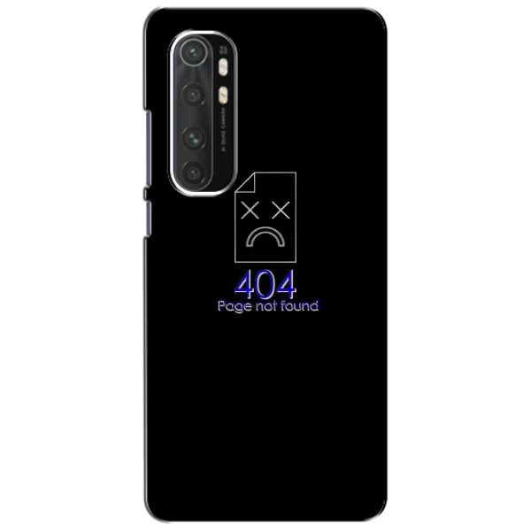 Чехол с рисунком «Ошибка 404» для Xiaomi Mi Note 10 Lite Чехол с рисунком «Ошибка 404» для Xiaomi Mi Note 10 Lite