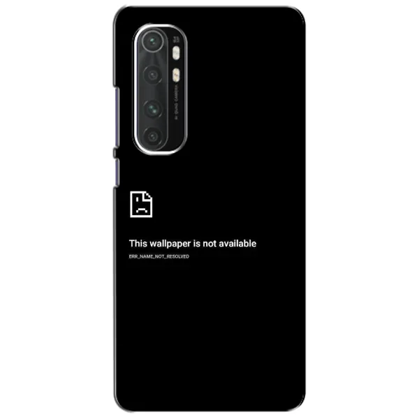 Чехол с рисунком «Ошибка» для Xiaomi Mi Note 10 Lite Чехол с рисунком «Ошибка» для Xiaomi Mi Note 10 Lite