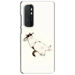 Чехол на тематику: Коты для Xiaomi Mi Note 10 Lite (Отдых)